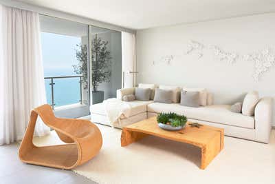  Beach House Living Room. Ocean View Penthouse by Sarah Barnard Design.
