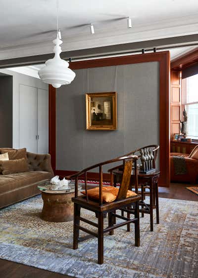  Eclectic Apartment Living Room. Collector's Loft by Povero & Company.