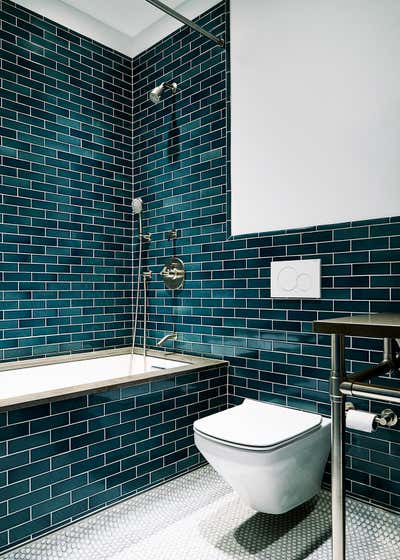  Eclectic Apartment Bathroom. Gramercy Loft by Povero & Company.