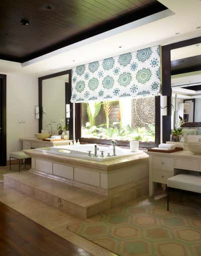 Modern Beach House Bathroom. Villa - Thailand by Thorp.