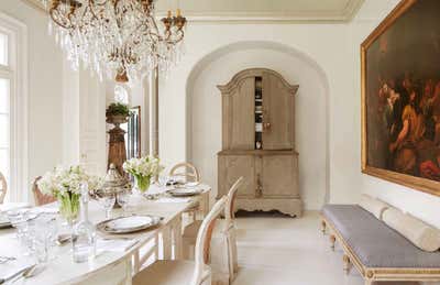  French Family Home Dining Room. Neoclassical Collection by Tara Shaw Design.