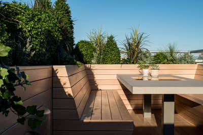  Mixed Use Patio and Deck. London Timber Pavilion by Schiller Projects.