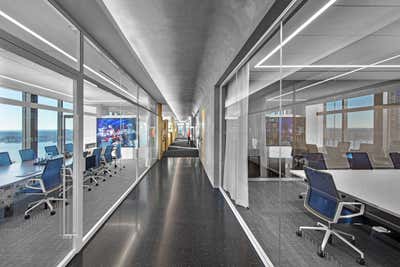 Contemporary Office Entry and Hall. 55 Hudson Yards by Schiller Projects.