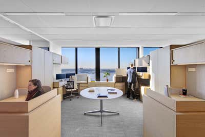 Contemporary Workspace. 55 Hudson Yards by Schiller Projects.