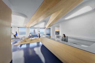 Contemporary Lobby and Reception. San Francisco Law Office by Schiller Projects.
