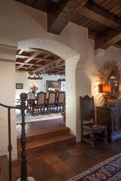  Mediterranean Dining Room. Southern California Historic Beach Residence- Classic Traditional by Interior Design Imports.