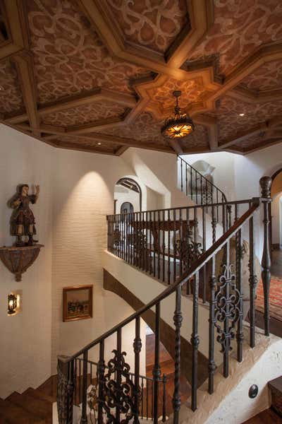  Mediterranean Entry and Hall. Southern California Historic Beach Residence- Classic Traditional by Interior Design Imports.