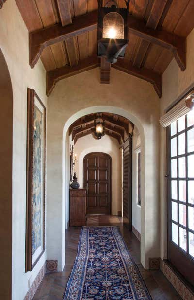  Mediterranean Family Home Entry and Hall. Southern California Historic Beach Residence- Classic Traditional by Interior Design Imports.