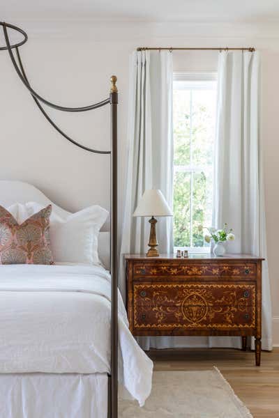  French Family Home Bedroom. Parisian apartment meets New Orleans by Sherry Shirah Design.