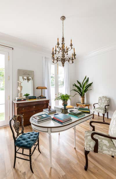  Eclectic Family Home Office and Study. Parisian apartment meets New Orleans by Sherry Shirah Design.