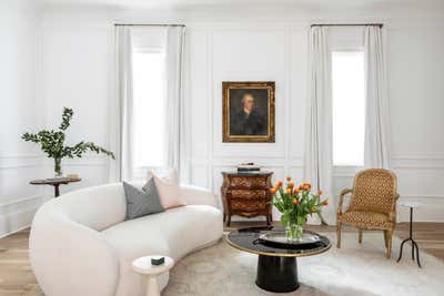  French Family Home Living Room. Parisian apartment meets New Orleans by Sherry Shirah Design.