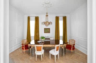  French Regency Dining Room. Parisian apartment meets New Orleans by Sherry Shirah Design.