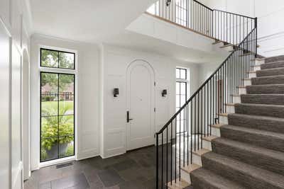  Eclectic Family Home Entry and Hall. Golf Terrace by Tara Cain Design.