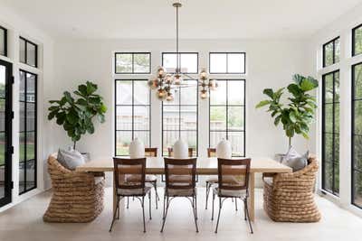  Eclectic Family Home Dining Room. Golf Terrace by Tara Cain Design.