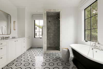  Eclectic Family Home Bathroom. Golf Terrace by Tara Cain Design.