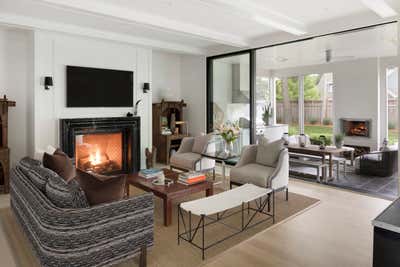  Eclectic Family Home Living Room. Golf Terrace by Tara Cain Design.