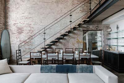  Industrial Living Room. Williamsburg Loft  by Jae Joo Designs.