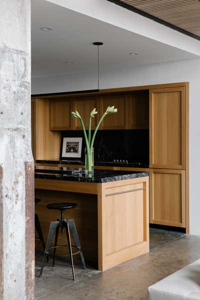  Industrial Family Home Kitchen. Williamsburg Loft  by Jae Joo Designs.
