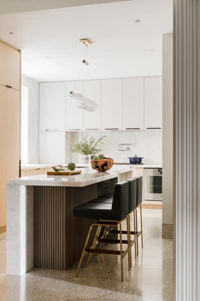  Modern Apartment Kitchen. Carnegie Hill Apartment by MKCA // Michael K Chen Architecture.