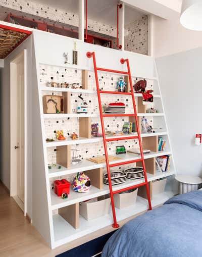 Modern Apartment Children's Room. Tribeca Loft by Studio DB.