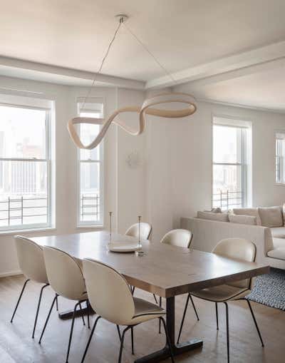 Modern Apartment Dining Room. The Standish Brooklyn by Studio DB.