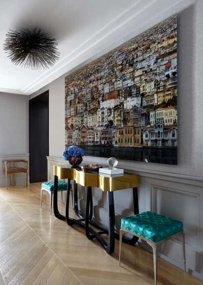 Eclectic Apartment Entry and Hall. Chelsea Pied-A-Terre by JARVISSTUDIO.