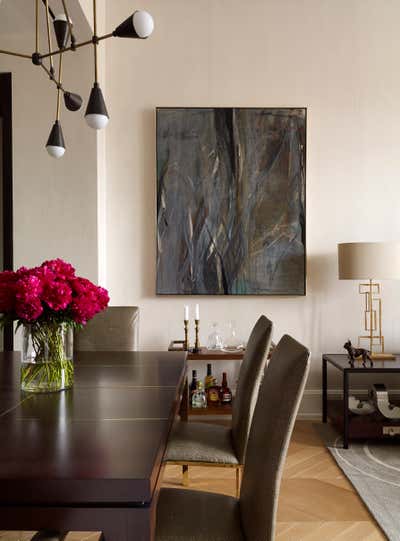  Transitional Apartment Dining Room. Chelsea Residence by JARVISSTUDIO.