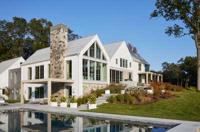  Modern Family Home Exterior. Westchester Views by Workshop APD.