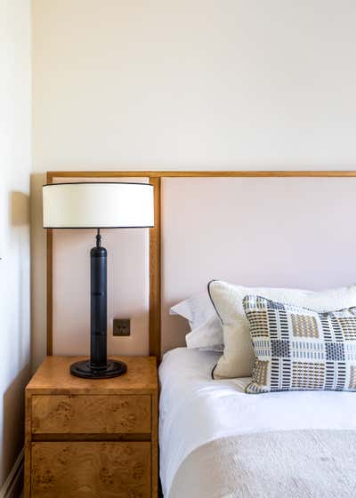  Art Deco Family Home Bedroom. Kensington Town House by Balzar London.