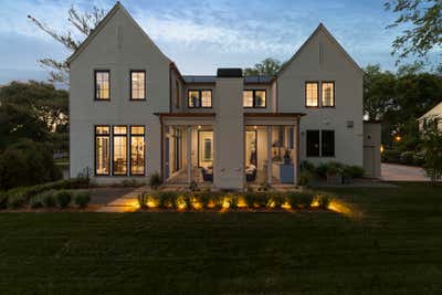  Modern Family Home Exterior. Golf Terrace by Tara Cain Design.