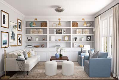  Preppy Living Room. Transitional Sitting Room by Design by Sable.