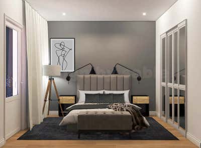  Contemporary Apartment Bedroom. Barcelona Bachelor Flat by Design by Sable.