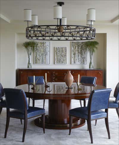  Contemporary Apartment Dining Room. Central Park Residence by Sandra Nunnerley Inc..