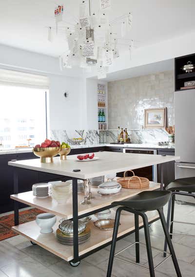  Eclectic Family Home Kitchen. Marti 800 by Juliette Calaf Interiors.