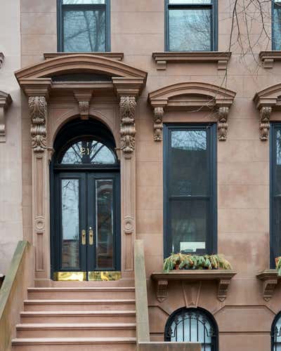  Preppy Family Home Exterior. Fort Greene Townhouse by BarlisWedlick Architects LLC.