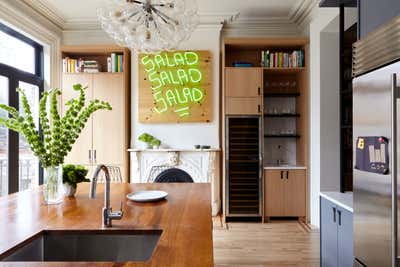  Preppy Family Home Kitchen. Fort Greene Townhouse by BarlisWedlick Architects LLC.