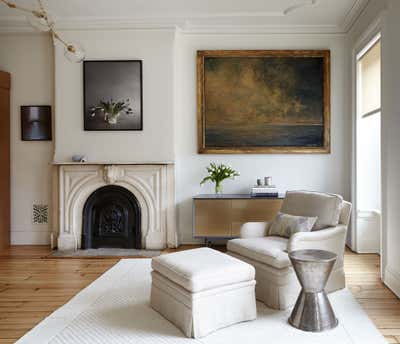  Preppy Family Home Living Room. Fort Greene Townhouse by BarlisWedlick Architects LLC.