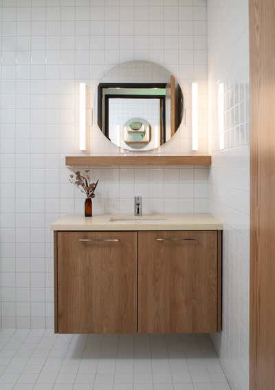 Modern Office Bathroom. Office on PCH by The Luster Kind.