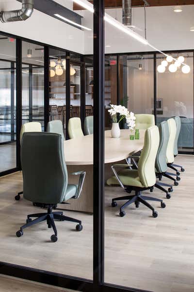 Modern Meeting Room. Office on PCH by The Luster Kind.