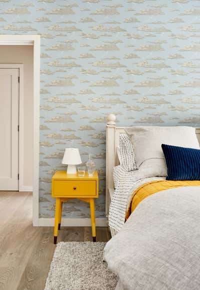  Mid-Century Modern Scandinavian Contemporary Family Home Bedroom. Sag Harbor by Kristen Elizabeth Design Group.