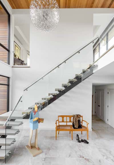  Contemporary Family Home Entry and Hall. Sag Harbor by Kristen Elizabeth Design Group.