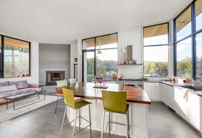  Modern Mid-Century Modern Contemporary Family Home Kitchen. Sag Harbor by Kristen Elizabeth Design Group.