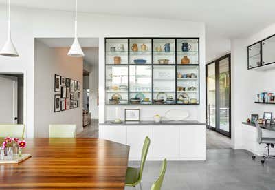  Mid-Century Modern Family Home Kitchen. Sag Harbor by Kristen Elizabeth Design Group.