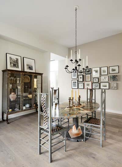  Scandinavian English Country Family Home Dining Room. Sag Harbor by Kristen Elizabeth Design Group.
