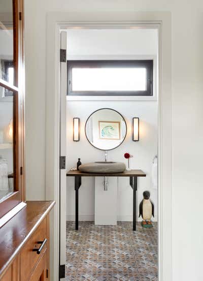  Modern Scandinavian Contemporary Family Home Bathroom. Sag Harbor by Kristen Elizabeth Design Group.