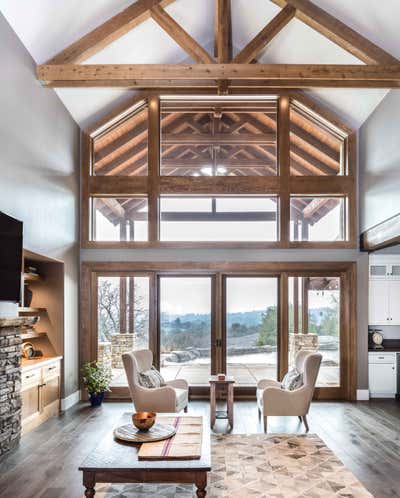  Craftsman Family Home Living Room. Modern Farmhouse by Kristen Elizabeth Design Group.