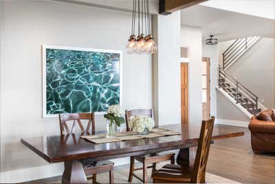  Transitional Contemporary Family Home Dining Room. Modern Farmhouse by Kristen Elizabeth Design Group.