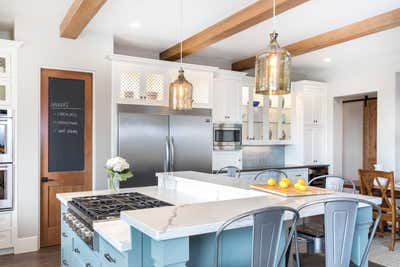  Industrial Family Home Kitchen. Modern Farmhouse by Kristen Elizabeth Design Group.