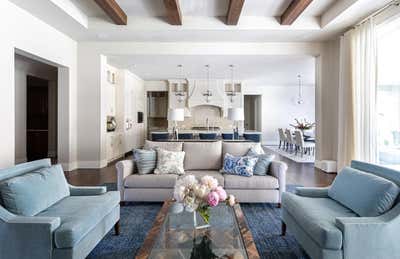  Transitional Family Home Living Room. Classic Traditional by Kristen Elizabeth Design Group.