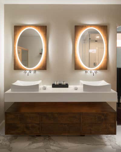  Modern Transitional Family Home Bathroom. Luxe Spa Sanctuary by Kristen Elizabeth Design Group.